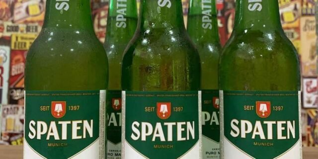 Cerveja Spaten Puro Malte, Long Neck com 355ml