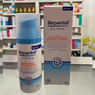 Bepantol Derma Creme Hidratante Facial, Hidratante Facial Noturno, Branco, 50ml
