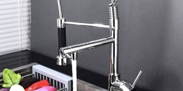 Torneira para Cozinha Gourmet Dupla de Mesa – com Filtro Monocomando Cromada Nell