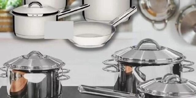 Jogo de Panelas Tramontina Aço Inox Fundo Triplo Solar 4 Peças