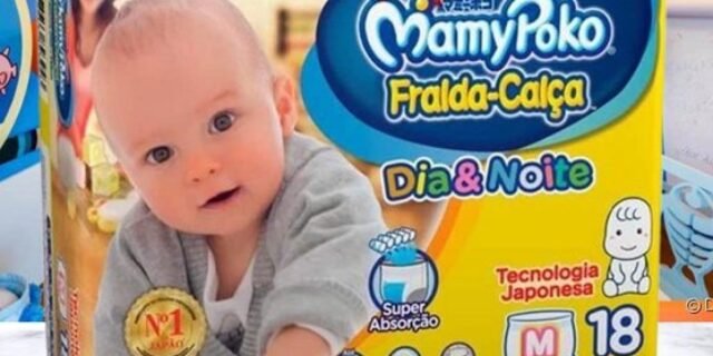 Fralda-Calça Dia & Noite MamyPoko Tamanho M, 18 unidades
