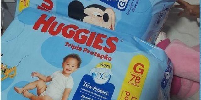 Fralda Huggies Tripla Proteção G – 78 Fraldas
