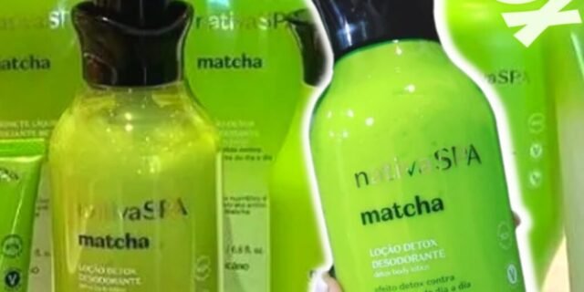 Loção Detox Desodorante Corporal Nativa Spa Matcha 400ml