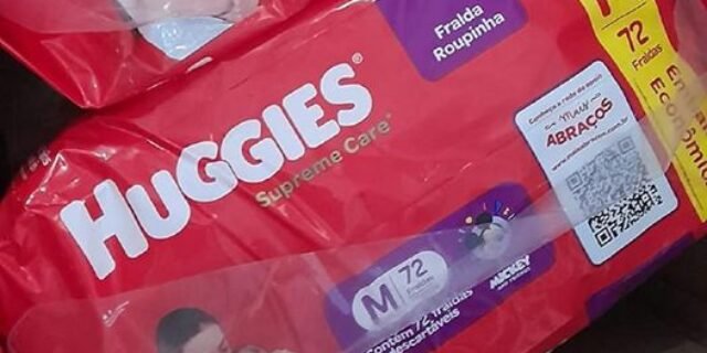 Fralda Huggies Supreme Care Roupinha M – 72 fraldas