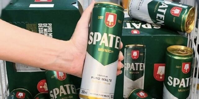 Cerveja Spaten Puro Malte Lata 269ml Pack – 8 unidades
