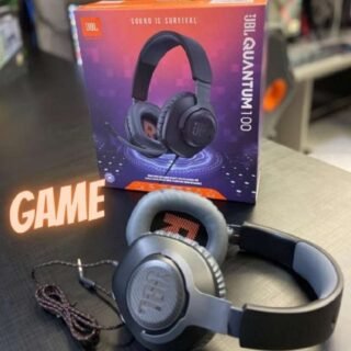 Headset Gamer JBL Quantum 100 Over Ear Preto – JBLQUANTUM100BLK