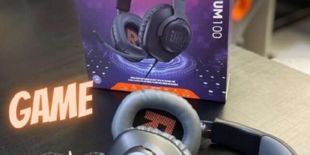 Headset Gamer JBL Quantum 100 Over Ear Preto – JBLQUANTUM100BLK