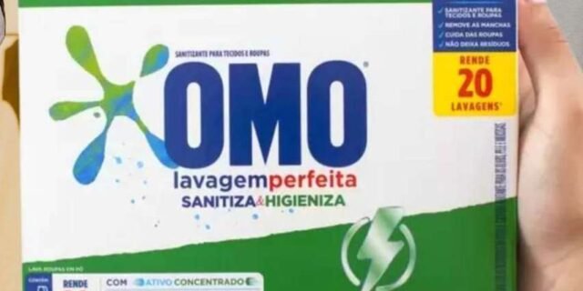 Sanitizante em Pó Omo Lavagem Perfeita 1.6kg