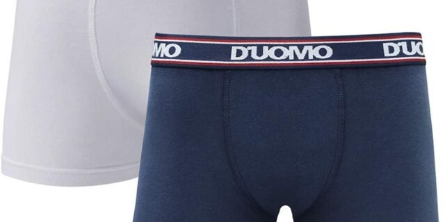Kit 2 Cuecas Boxer Algodão, Duomo, Masculino
