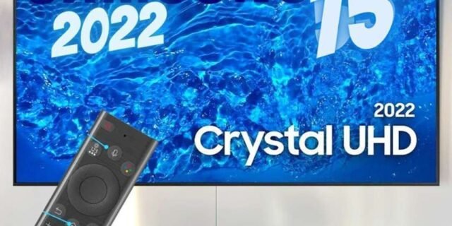 Smart TV LED 75″ 4K UHD 75BU8000 Samsung com Painel Dynamic Crystal Color, Design slim, Tela sem limites, Visual Livre de Cabos, Alexa built in, Controle Remoto Único