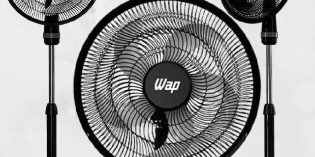Ventilador de Coluna de pé WAP Rajada Turbo W130 Preto 50CM 127V