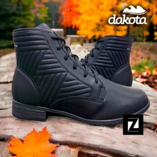 Bota Dakota Matelassê Cano Curto Feminina – Preto