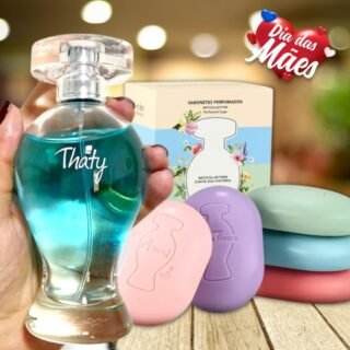 Combo Dia das Mães Botticollection: Thaty Desodorante Colônia 100ml + Kit Sabonetes Boticollection 80g