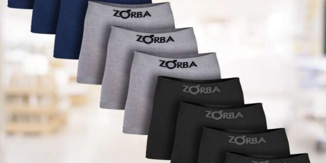 Kit com 10 Cuecas Zorba Boxer Algodão Sem Costura