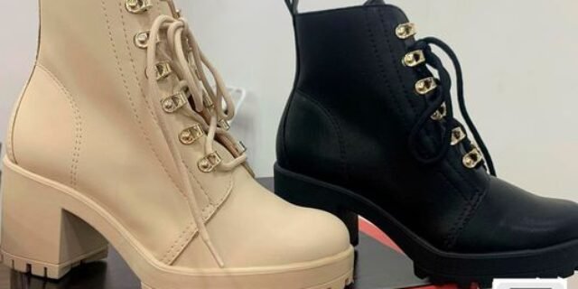 Bota Coturno Ramarim Cano Curto Feminina