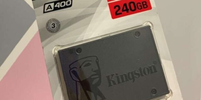 SSD A400, Kingston, SA400S37/240G, Preto