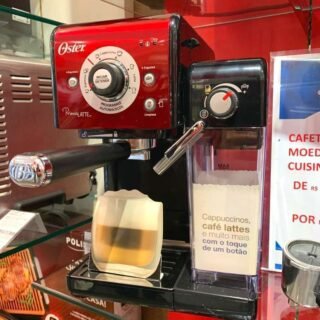 Cafeteira Espresso Oster, PrimaLatte Xpert, Painel Automático, 110V