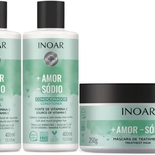Inoar Kit Mais Amor Sh + Cond 400ML Masc 250GR, Inoar