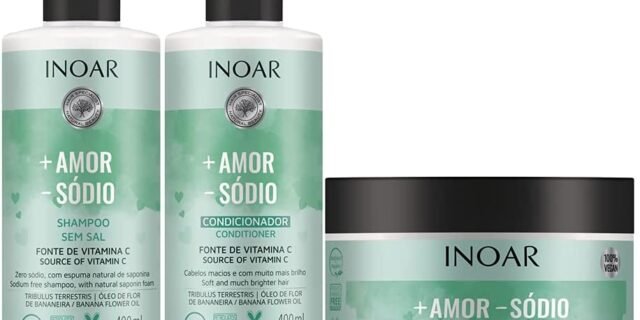 Inoar Kit Mais Amor Sh + Cond 400ML Masc 250GR, Inoar