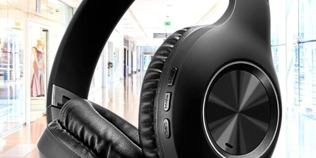 Fone de Ouvido Headphone AIWA Bluetooth, ANC – Cancelamento de ruído, dobrável – AWS-HP-02-B