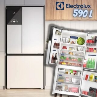 Geladeira Electrolux Frost Free Multidoor Efficient Com Autosense e Inverter 590L(IM8)