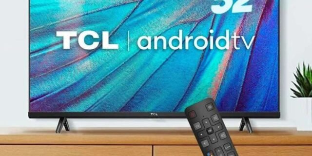 Smart TV LED 32″ HD TCL 32S615 – Android TV, Wifi, USB