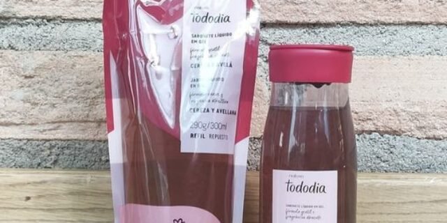 Kit Sabonete Líquido Tododia Cereja e Avelã Refil