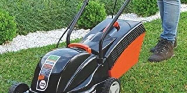Cortador De Grama Elétrico Tramontina Ce35m2 Com Diâmetro De Corte De 350 Mm Coletor Rígido E Chassi Metálico 1300 W 220 V 1300w