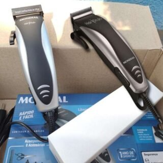 Cortador de Cabelos Mondial, Hair Stylo, 110V Preto/Prata – CR-02