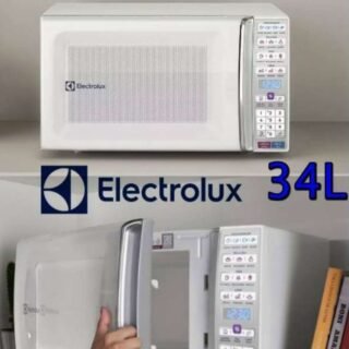 Micro-ondas Electrolux 34 Litros Função Tira Odor e Manter Aquecido Branco MEO44