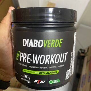 Diabo Verde Insano Pre – Workout – 300G Limão – Ftw, Fitoway, 300G