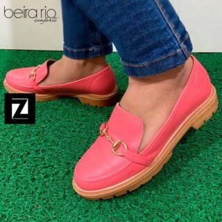Mocassim Beira Rio Bridão Feminino – Rosa