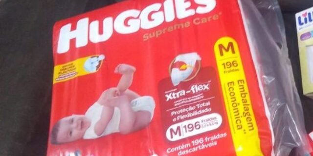 HUGGIES Fralda Supreme Care M – 196 fraldas