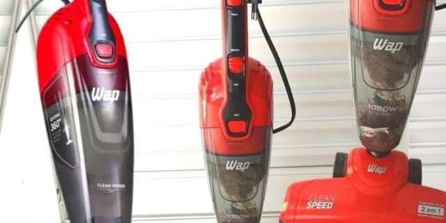 Aspirador de Pó Vertical e Portátil de Mão WAP CLEAN SPEED 1000W 2 em 1 Articulado Tecnologia Cyclone