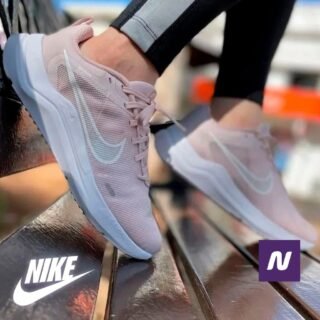 Tênis Nike Downshifter 12 Feminino – Rosa+Branco