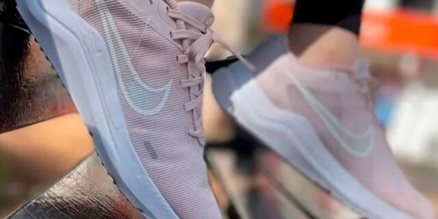 Tênis Nike Downshifter 12 Feminino – Rosa+Branco