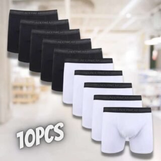 Kit Cueca Boxer Underwear C/ 10 Peças (2 Opções)