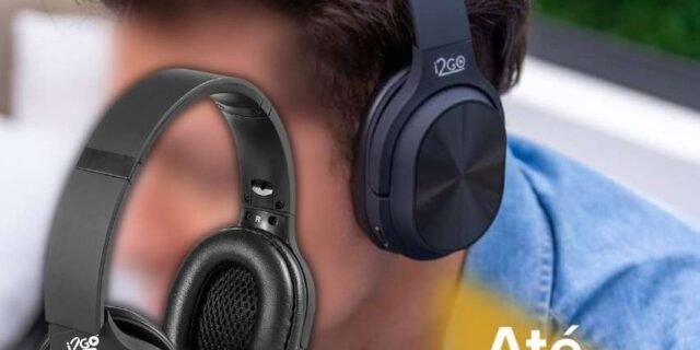 Headphone Bluetooth Comfort GO i2GO com Microfone e Controle Multimídia