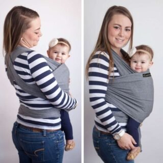 Wrap Sling Cinza Mescla
