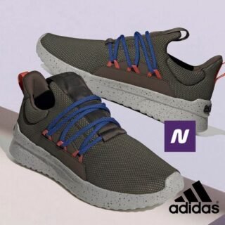 Tênis Slip-On Lite Racer Adapt 4.0 Cloudfoam-Azul Adidas – Bege