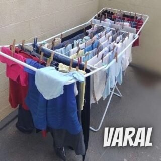 Varal De Chão Com Abas Slim Mor