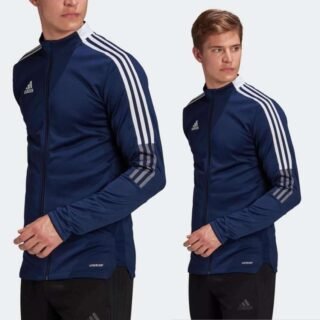 Jaqueta 21 Adidas – Azul+Branco SÓ P