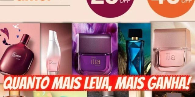 DESCONTO PROGRESSIVO LEVE 3 OU MAIS com 40% de Desconto Real