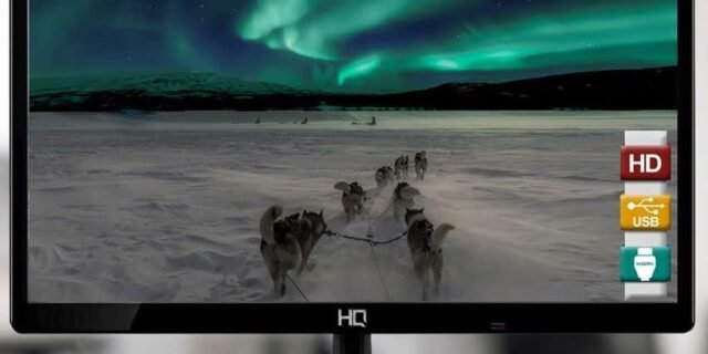 Monitor Led HQ 19.5′ HQ19.5 WHQ-Led HDMI preto