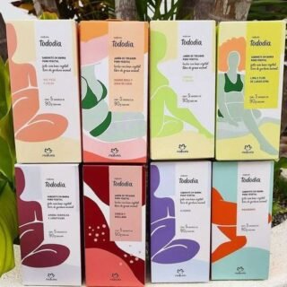 Sabonetes em Barra Natura Puro Vegetal TodoDia 5 Unidades de 90g Cada