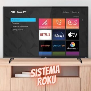 Smart TV LED 43” Full HD AOC Roku 43S5195/78