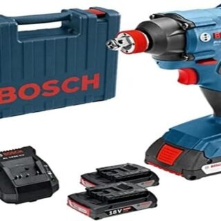 Chave de Impacto Bosch GDX 180-LI, 18V com 2 baterias, 1 carregador e maleta