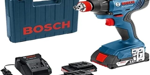 Chave de Impacto Bosch GDX 180-LI, 18V com 2 baterias, 1 carregador e maleta