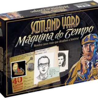 Grow – Scotland Yard Maquina do Tempo Jogo Estratégia e Raciocínio, Multicolorido, (Grow 12500)