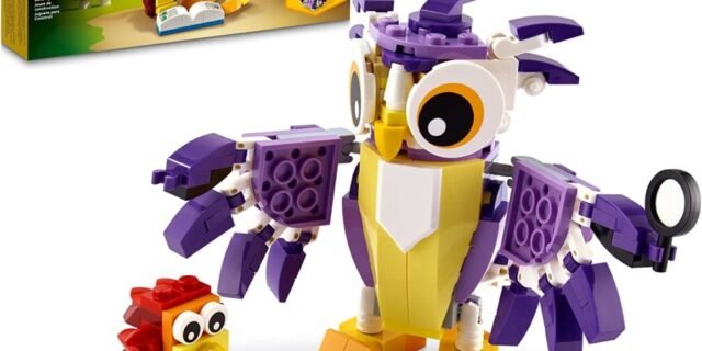 31125 LEGO® Creator 3em1 Criaturas da Floresta da Fantasia; Kit de Construção (175 peças)